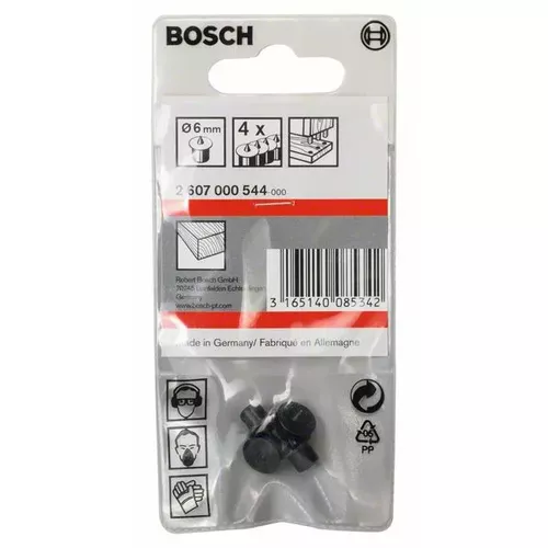 Sada polohovacích kolíků 6 mm, 4 kusy BOSCH 2607000544