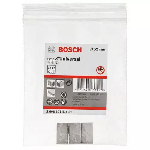 Segmenty pro diamantové vrtací korunky 1 1/4" UNC Best for Universal BOSCH 2608601415