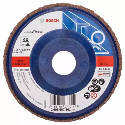 Lamelový brusný kotouč X551, Expert for Metal  BOSCH 2608607361