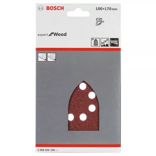 6dílná sada brusných papírů C430 BOSCH 2608605186