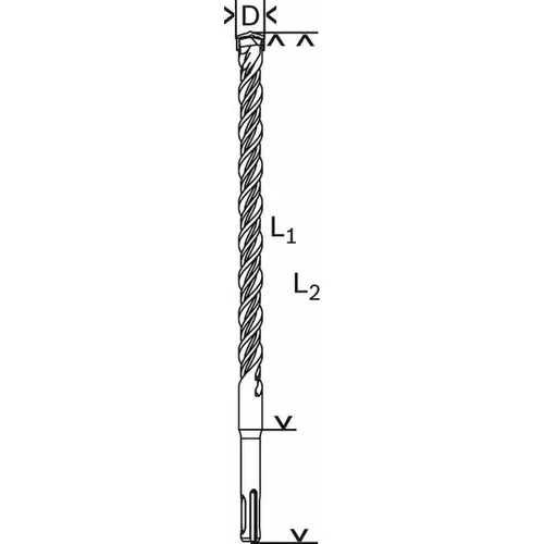 Vrták do kladiv SDS plus-5  BOSCH 2608597773