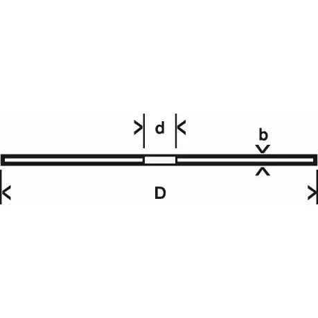 Dělicí kotouč rovný Expert for Inox  BOSCH 2608600093