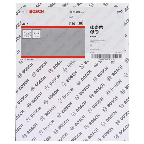 Brusný papír J410 BOSCH 2608605413