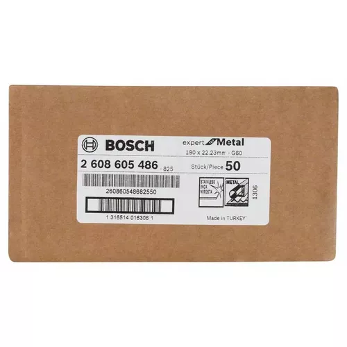 Fíbrový brusný kotouč R444, Expert for Metal  BOSCH 2608605486