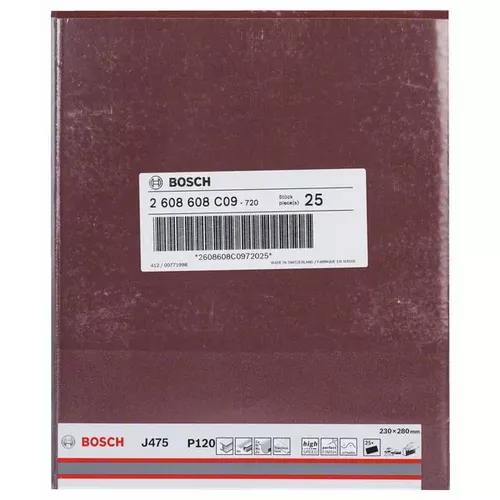 Brusný papír J475 BOSCH 2608608C09