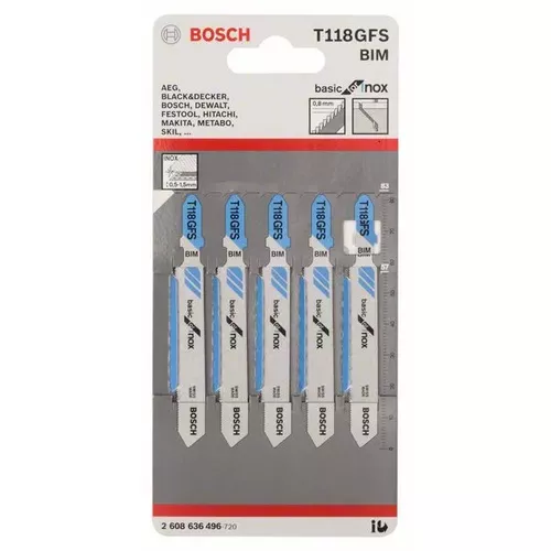 Pilový plátek do kmitací pily T 118 GFS BOSCH 2608636496