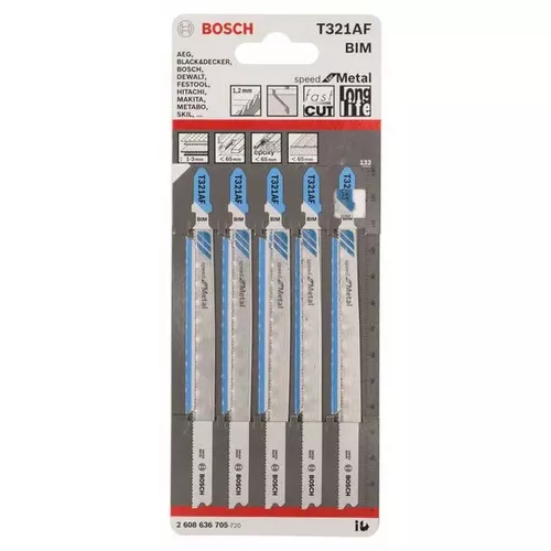 Pilový plátek do kmitací pily T 321 AF  BOSCH 2608636705