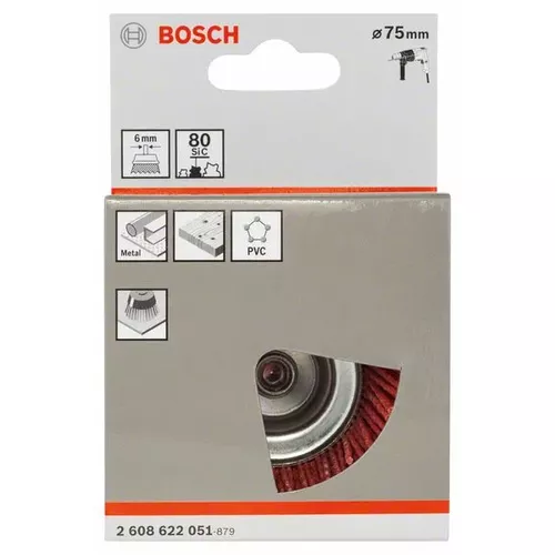 Hrnkový kartáč 75×1 mm s nylonovými štětinami  BOSCH 2608622051