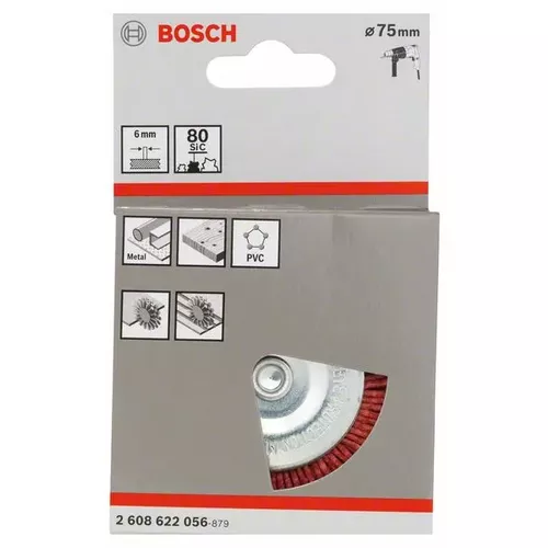 Kotoučový kartáč 75×1 mm s nylonovými štětinami  BOSCH 2608622056