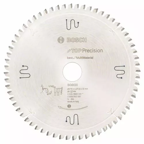 Pilový kotouč do okružních pil Top Precision Best for Multi Material BOSCH 2608642097