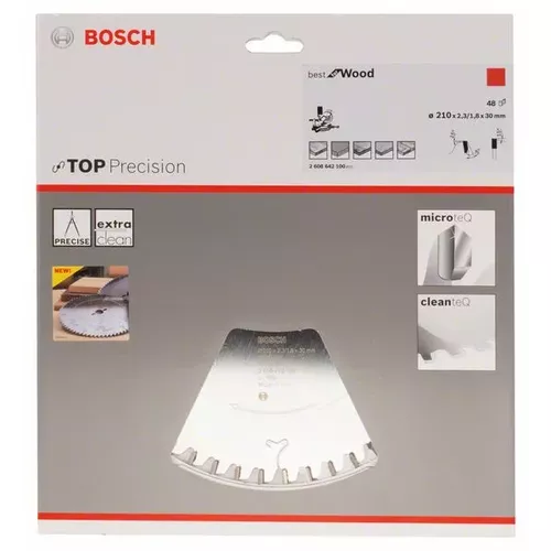 Pilový kotouč do okružních pil Top Precision Best for Wood BOSCH 2608642100