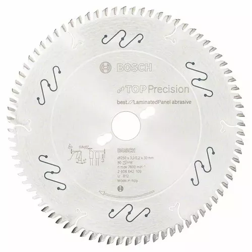 Pilový kotouč do okružních pil Top Precision Best for Laminated Panel Abrasive BOSCH 2608642109