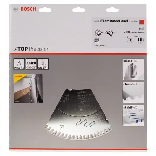 Pilový kotouč do okružních pil Top Precision Best for Laminated Panel Abrasive BOSCH 2608642110