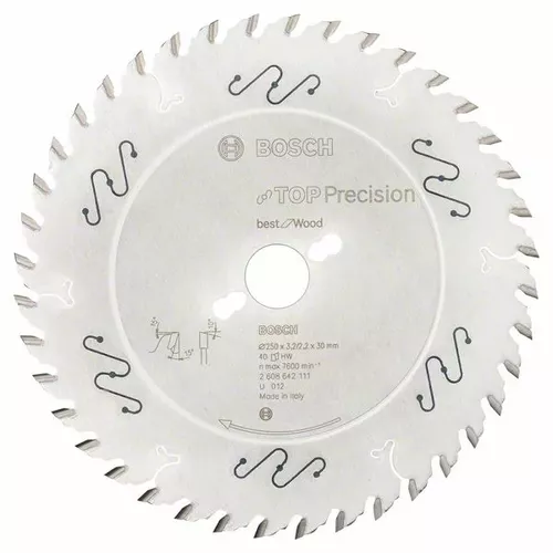 Pilový kotouč do okružních pil Top Precision Best for Wood BOSCH 2608642111