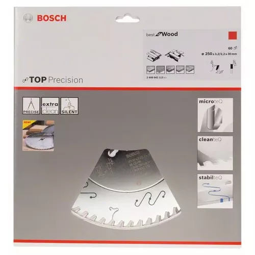 Pilový kotouč do okružních pil Top Precision Best for Wood BOSCH 2608642112