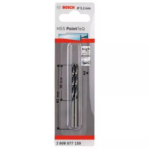 Spirálový vrták HSS PointTeQ 3,2 mm  BOSCH 2608577159