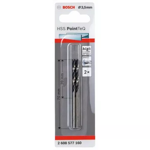 Spirálový vrták HSS PointTeQ 3,5 mm  BOSCH 2608577160