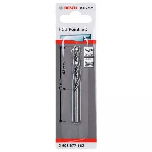 Spirálový vrták HSS PointTeQ 4,2 mm  BOSCH 2608577162