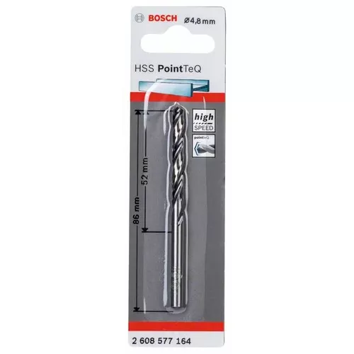 Spirálový vrták HSS PointTeQ 4,8 mm  BOSCH 2608577164