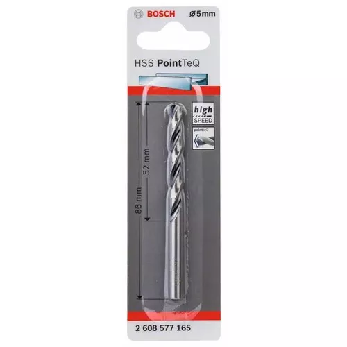 Spirálový vrták HSS PointTeQ 5,0 mm  BOSCH 2608577165