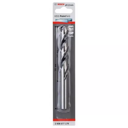 Spirálový vrták HSS PointTeQ 12,0 mm  BOSCH 2608577176