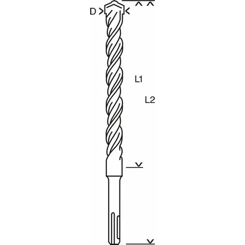 Vrták do kladiv SDS plus-3  BOSCH 2608831046