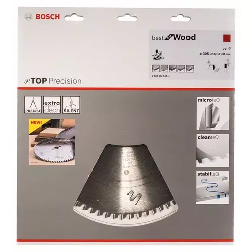 Pilový kotouč do okružních pil Top Precision Best for Wood BOSCH 2608642103