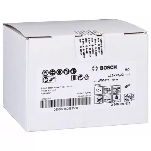 Fíbrový brusný kotouč R780, Best for Metal + Inox BOSCH 2608621605