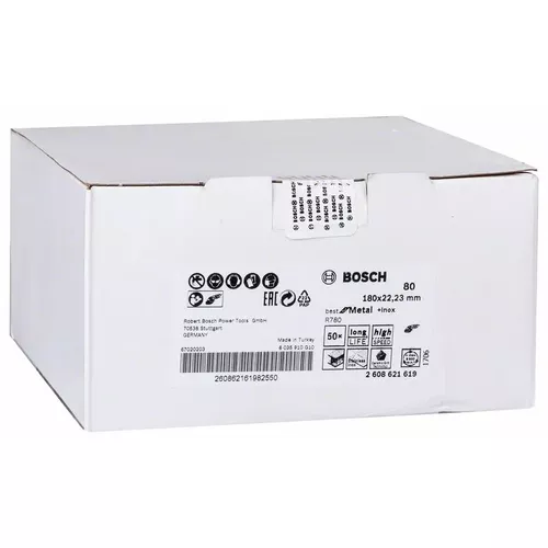 Fíbrový brusný kotouč R780, Best for Metal + Inox  BOSCH 2608621619