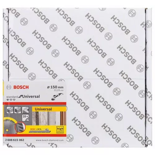 Diamantový dělicí kotouč Standard for Universal 150 × 22,23 (balení 10 ks)  BOSCH 2608615062