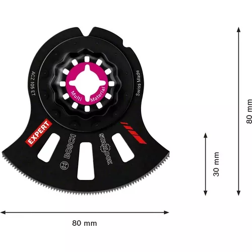 Pilový list ACZ 105 ET EXPERT MultiMaterial Segment pro víceúčelové nástroje, 5 ks BOSCH 2608664207