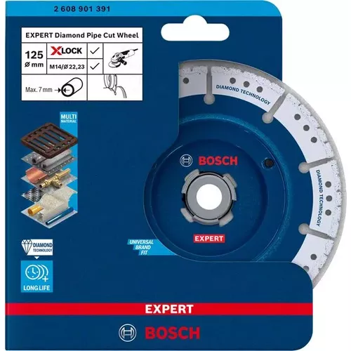 Diamantový kotouč EXPERT Diamond Pipe Cut Wheel X-LOCK BOSCH 2608901391