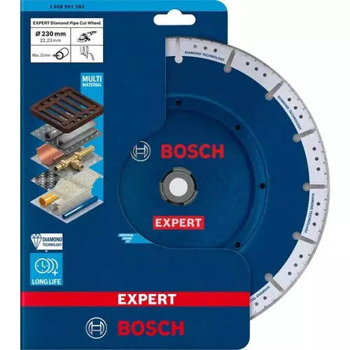 Diamantový kotouč EXPERT Diamond Pipe Cut Wheel BOSCH 2608901392