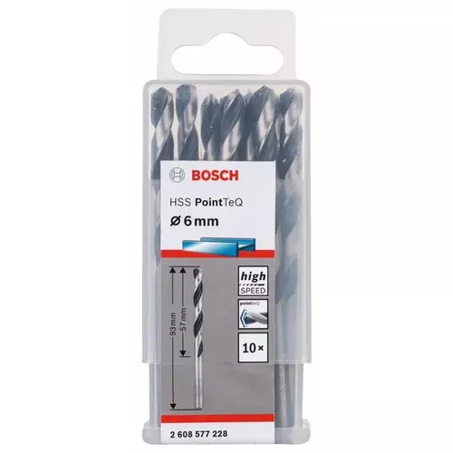 Spirálový vrták HSS PointTeQ 6,0 mm  BOSCH 2608577228