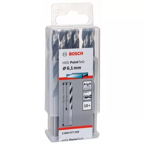 Spirálový vrták HSS PointTeQ 6,1 mm  BOSCH 2608577229