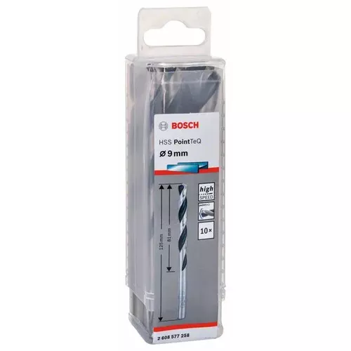 Spirálový vrták HSS PointTeQ 9,0 mm  BOSCH 2608577258