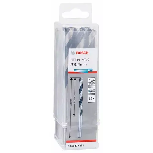 Spirálový vrták HSS PointTeQ 9,4 mm  BOSCH 2608577262