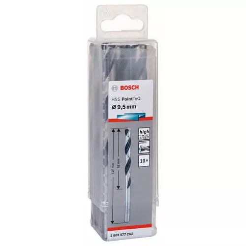 Spirálový vrták HSS PointTeQ 9,5 mm  BOSCH 2608577263