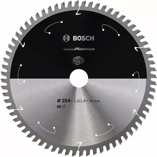 CSB for aluminium bezdrátové 254×2,4/1,8×30 T68 BOSCH 2608837780