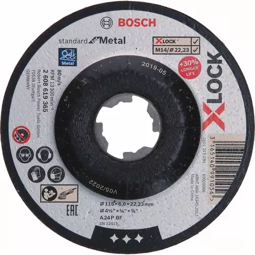 X-LOCK SfM 115×6 mm T27  BOSCH 2608619365