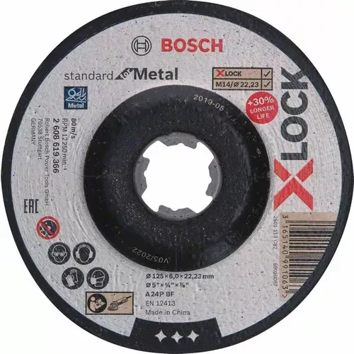 X-LOCK SfM 125×6 mm T27  BOSCH 2608619366