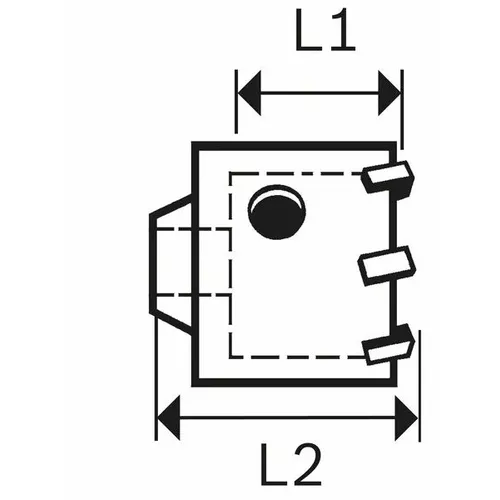 Dutá vrtací korunka SDS plus-9 25 mm  BOSCH 2608550612