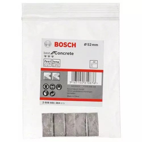 Segmenty pro diamantové vrtací korunky 1 1/4" UNC Best for Concrete BOSCH 2608601384