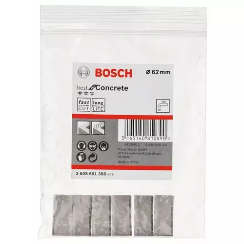 Segmenty pro diamantové vrtací korunky 1 1/4" UNC Best for Concrete BOSCH 2608601386