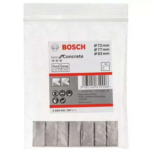 Segmenty pro diamantové vrtací korunky 1 1/4" UNC Best for Concrete BOSCH 2608601387