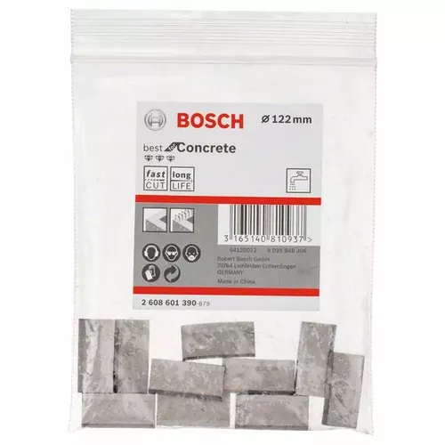 Segmenty pro diamantové vrtací korunky 1 1/4" UNC Best for Concrete BOSCH 2608601390