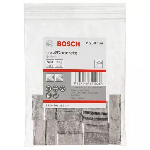 Segmenty pro diamantové vrtací korunky 1 1/4" UNC Best for Concrete BOSCH 2608601399