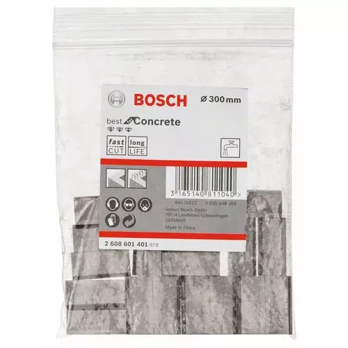 Segmenty pro diamantové vrtací korunky 1 1/4" UNC Best for Concrete BOSCH 2608601401