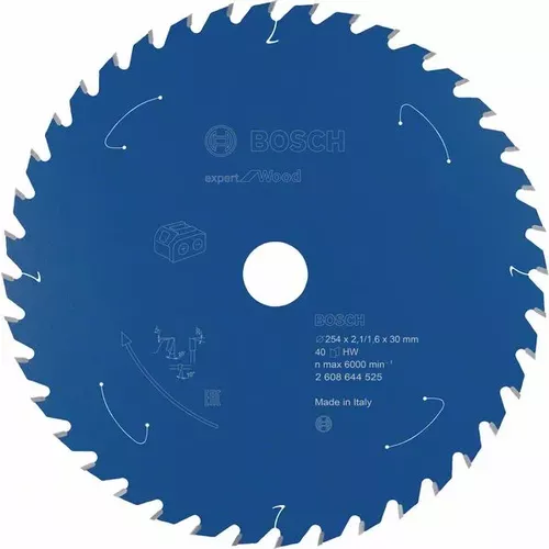 Pilový kotouč Expert for Wood pro akumulátorové pily 254×2,1/1,6×30 T40 BOSCH 2608644525