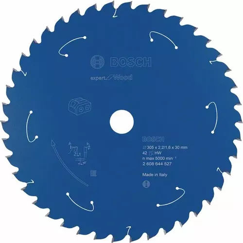 Pilový kotouč Expert for Wood pro akumulátorové pily 305×2,2/1,6×30 T42 BOSCH 2608644527